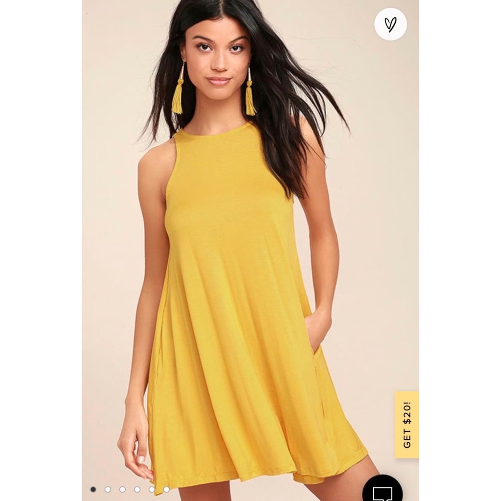 Lulu’s Yellow Swing Dress